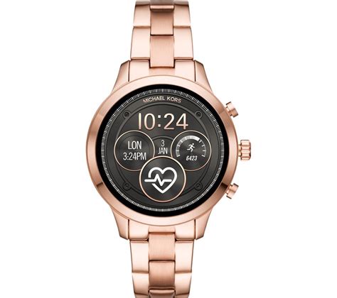 michael kors runway smartwatch silver|mkt5046.